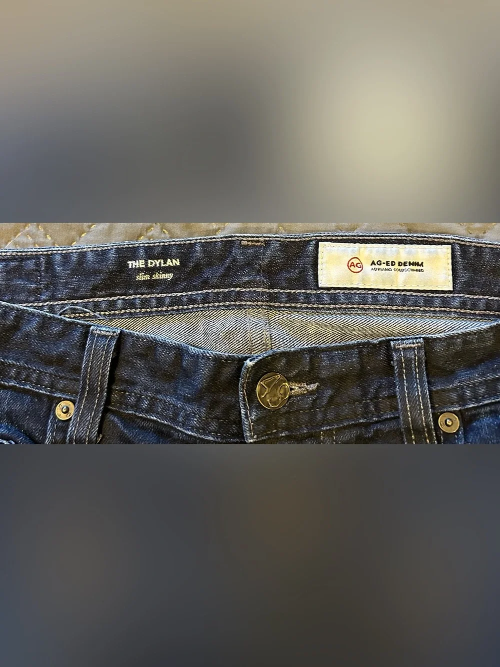 Men's AG Adriano Goldschmied The Dylan Skinny Stretch jeans  Size 34”X30”